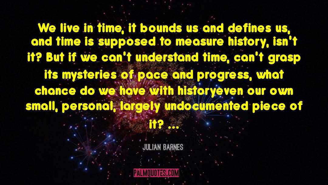 Defines Us quotes by Julian Barnes