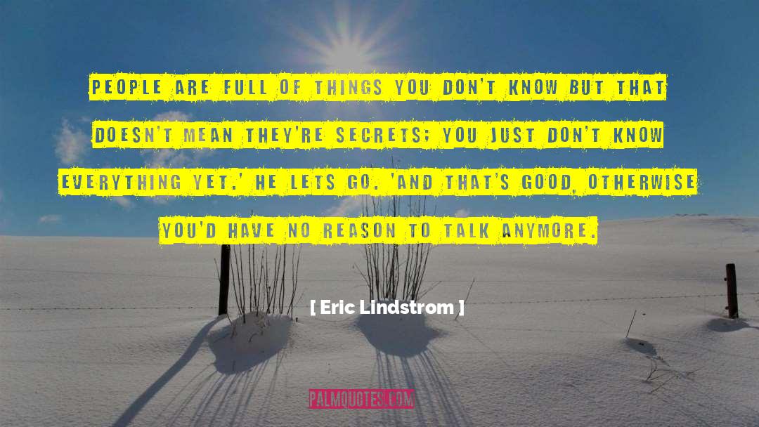 Defining People quotes by Eric Lindstrom