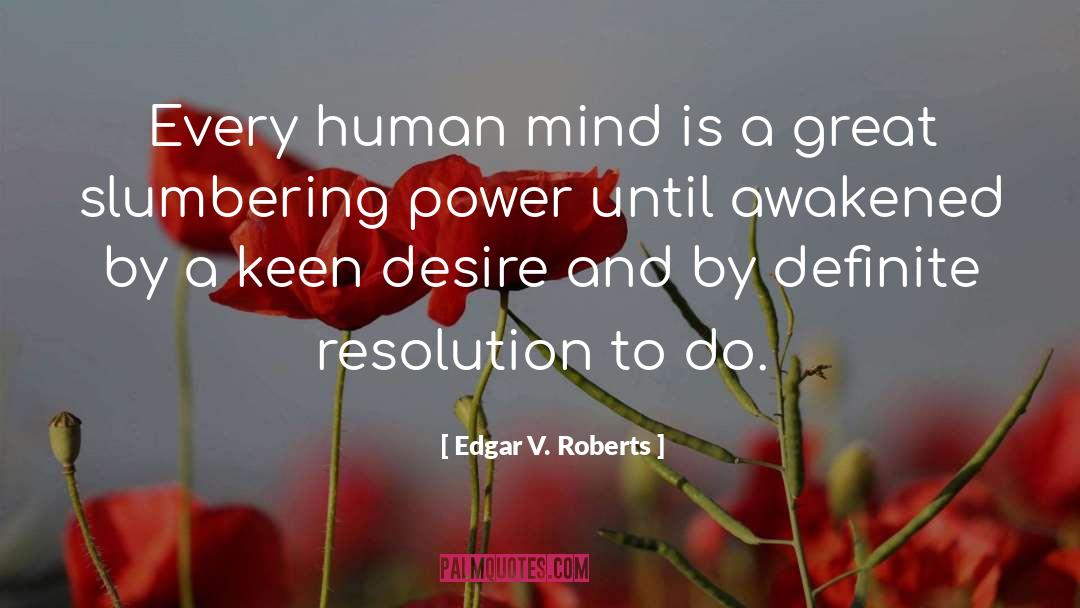 Definite quotes by Edgar V. Roberts