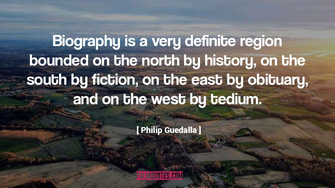 Definite quotes by Philip Guedalla