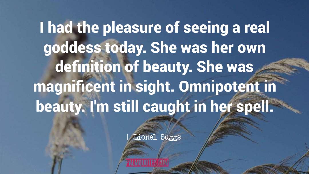 Definition Of Beauty quotes by Lionel Suggs