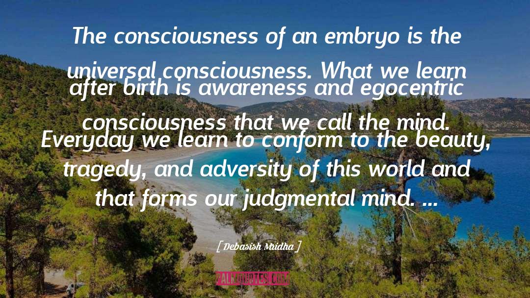 Definition Of Consciousness quotes by Debasish Mridha