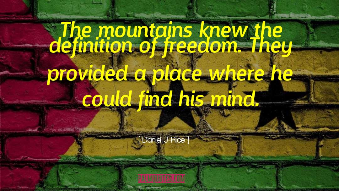 Definition Of Freedom quotes by Daniel J. Rice