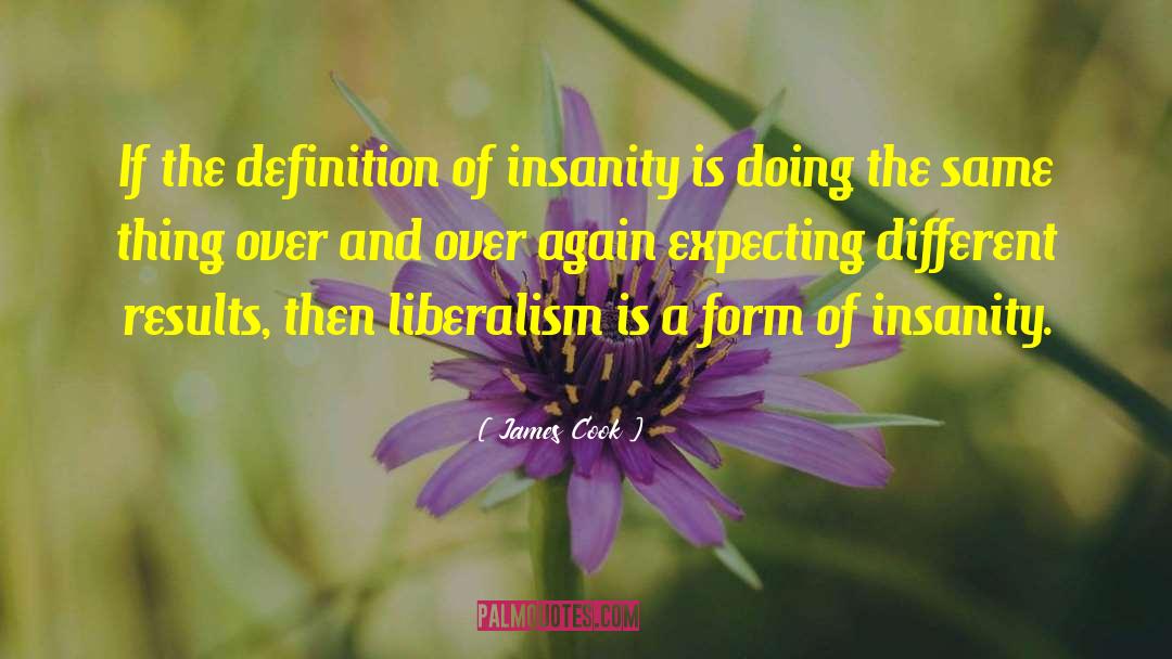 Definition Of Insanity quotes by James Cook