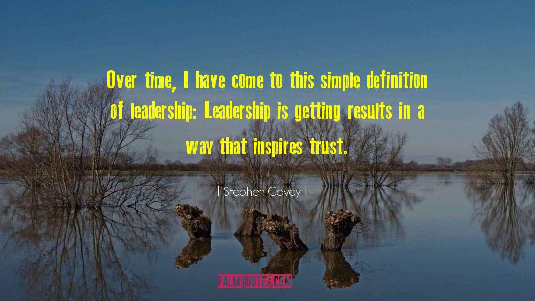 Definition Of Leadership quotes by Stephen Covey