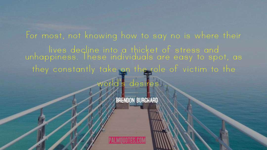 Definition Of Stress quotes by Brendon Burchard