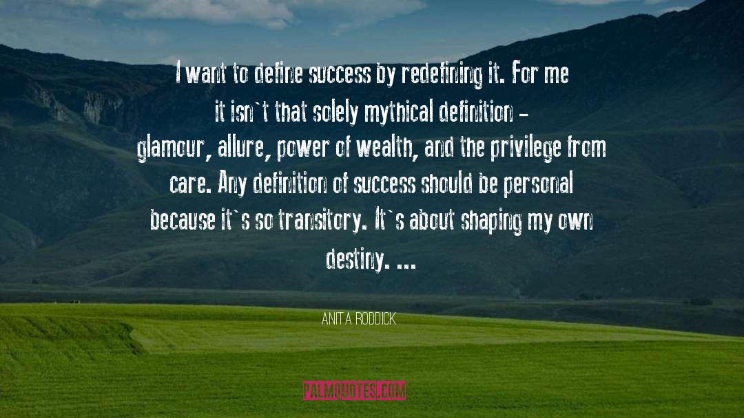 Definition Of Success quotes by Anita Roddick