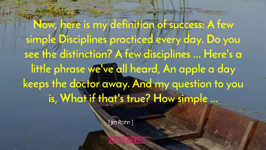 Definition Of Success quotes by Jim Rohn