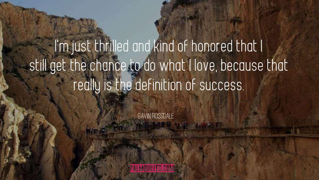 Definition Of Success quotes by Gavin Rossdale