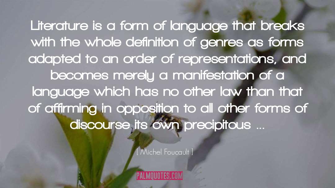 Definitions quotes by Michel Foucault