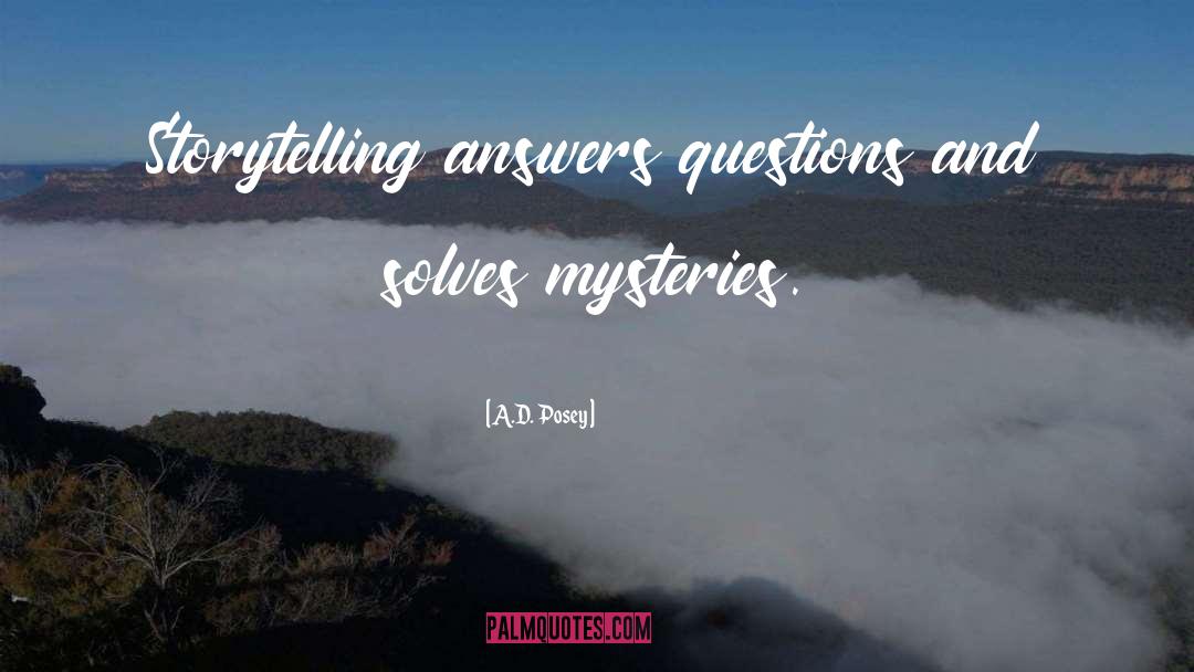Definitive Answers quotes by A.D. Posey