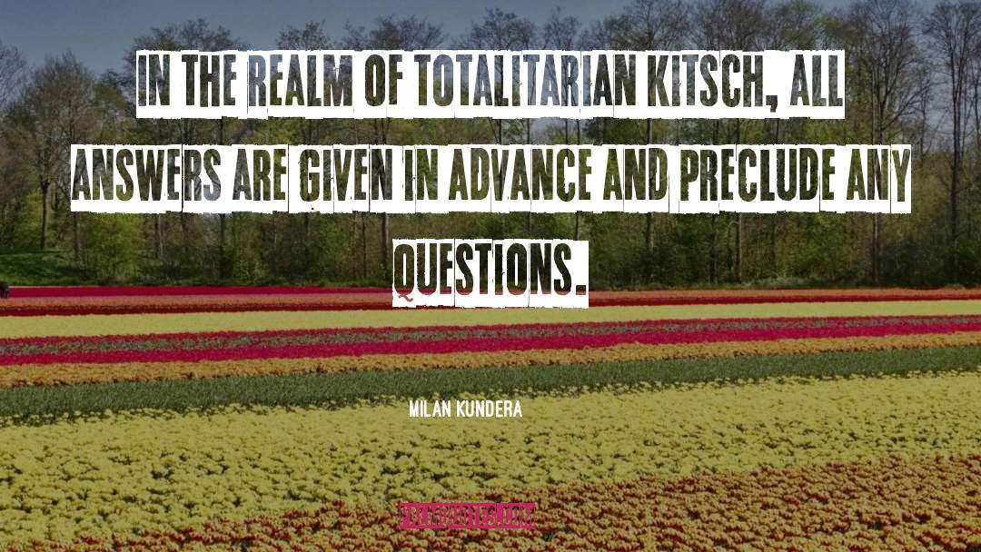 Definitive Answers quotes by Milan Kundera