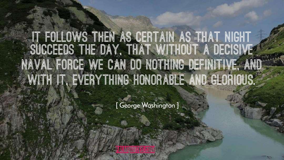 Definitive quotes by George Washington