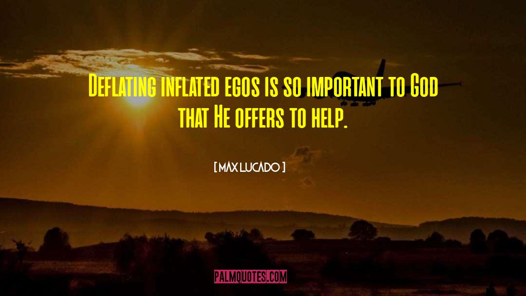 Deflating quotes by Max Lucado
