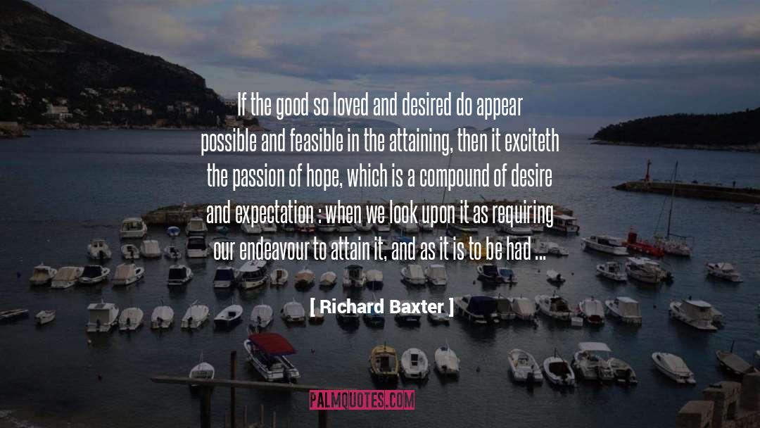 Defying Expectation quotes by Richard Baxter