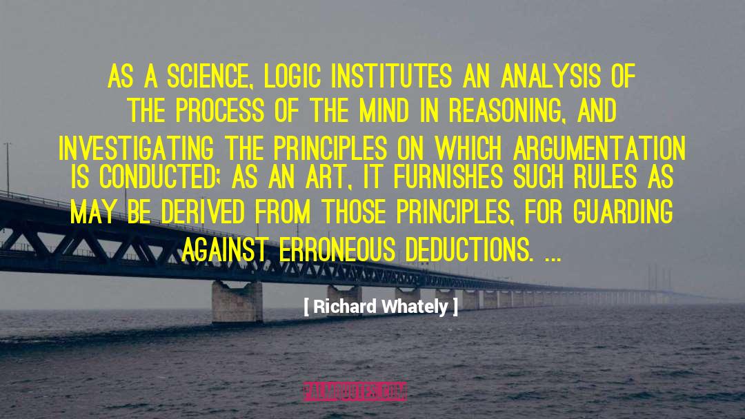 Defying Logic quotes by Richard Whately