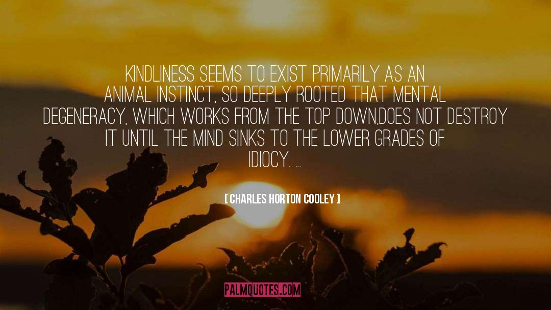 Degeneracy quotes by Charles Horton Cooley