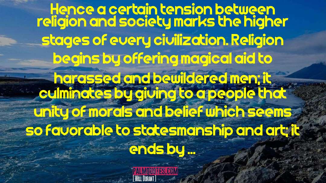 Degeneration Of Religion quotes by Will Durant