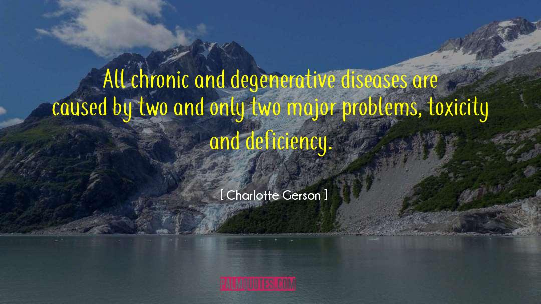 Degenerative quotes by Charlotte Gerson