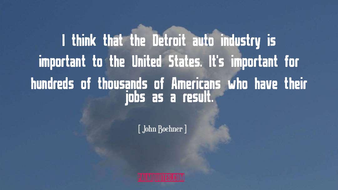 Degennaros Auto quotes by John Boehner