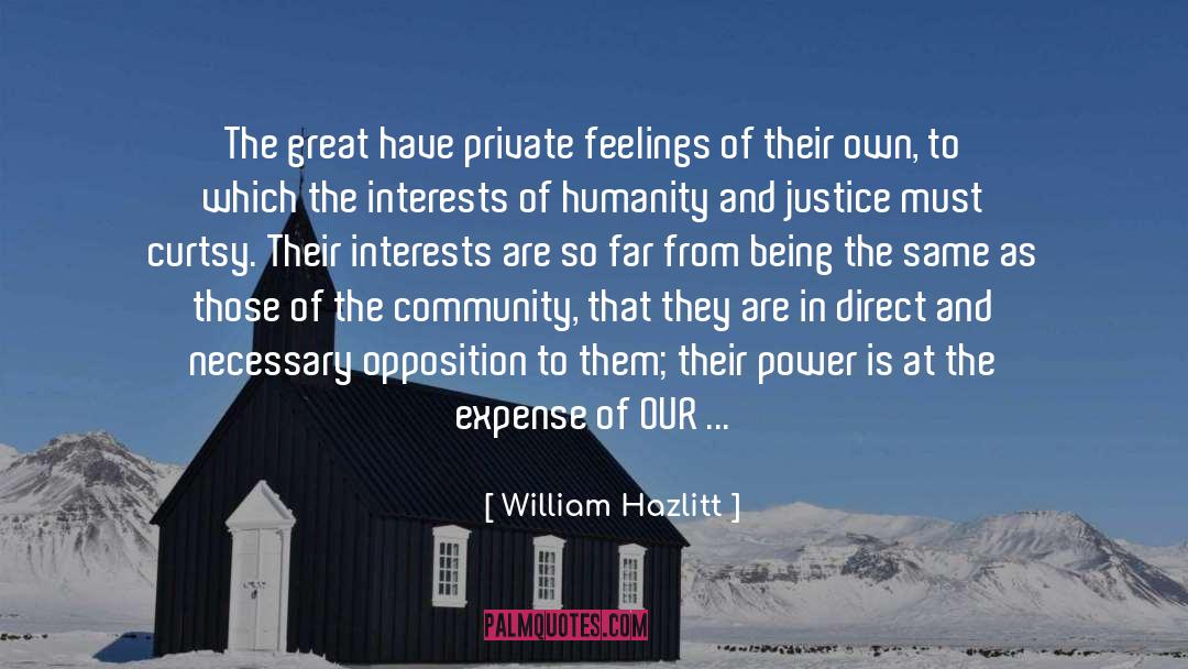 Degradation quotes by William Hazlitt