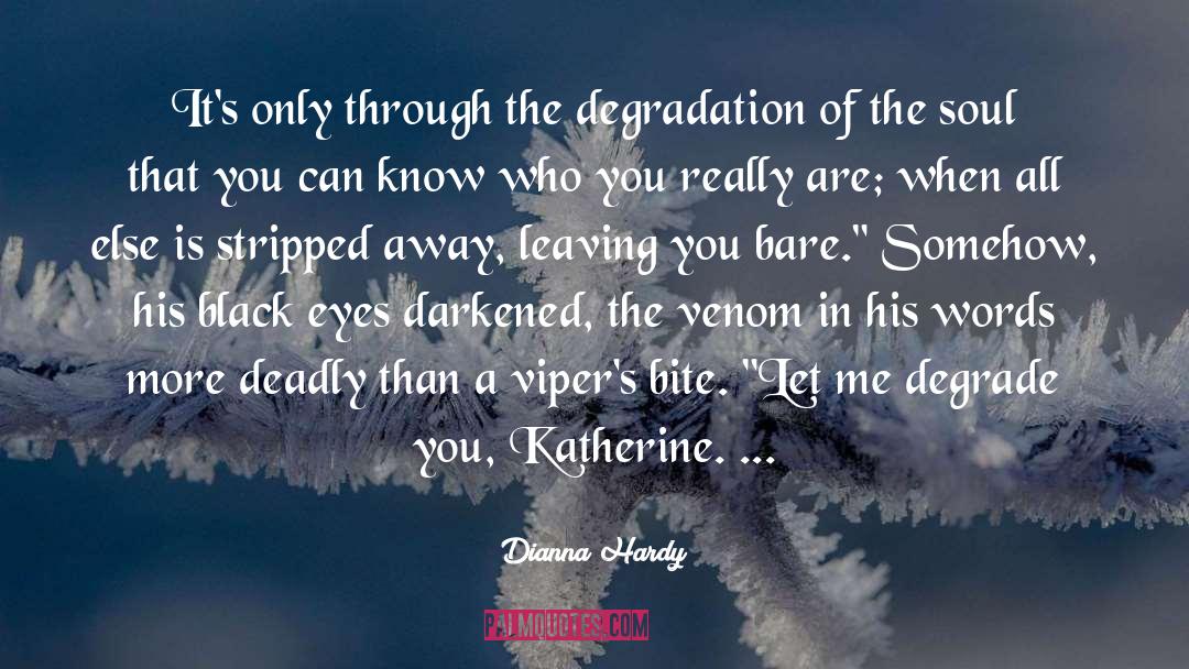 Degrade quotes by Dianna Hardy