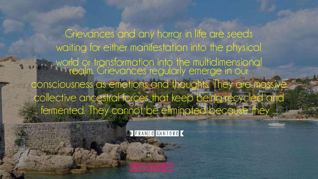 Degrees Of Consciousness quotes by Franco Santoro