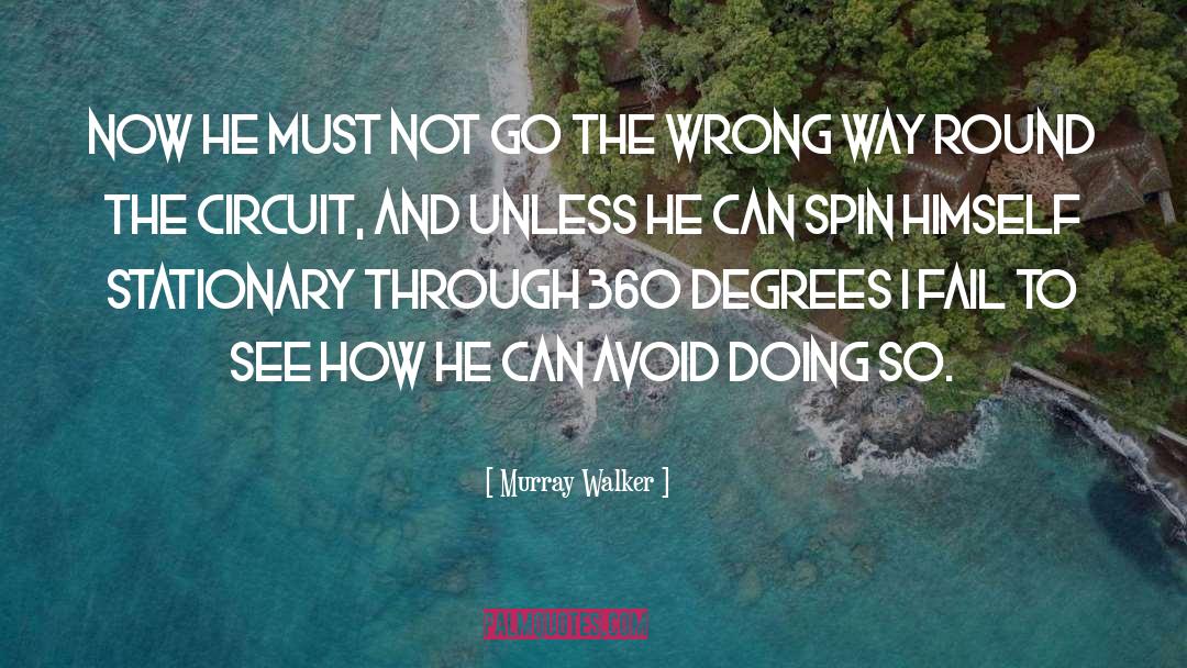 Degrees quotes by Murray Walker