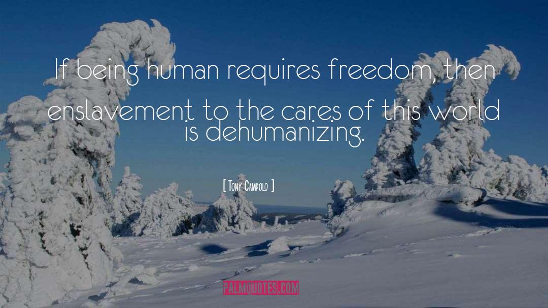 Dehumanizing quotes by Tony Campolo