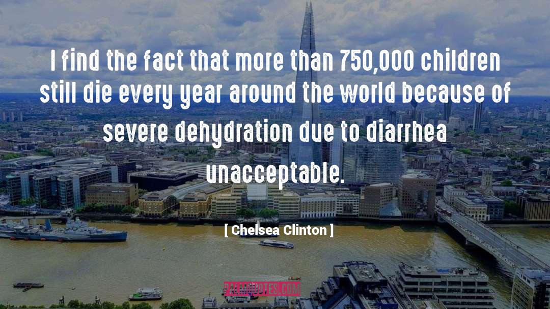 Dehydration quotes by Chelsea Clinton