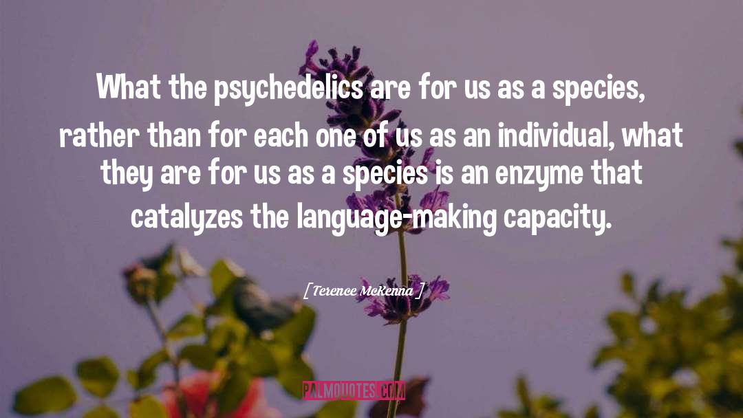 Dehydrogenase Enzyme quotes by Terence McKenna