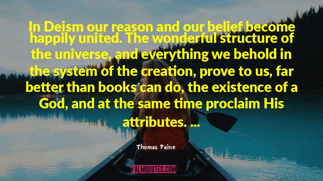 Deism quotes by Thomas Paine