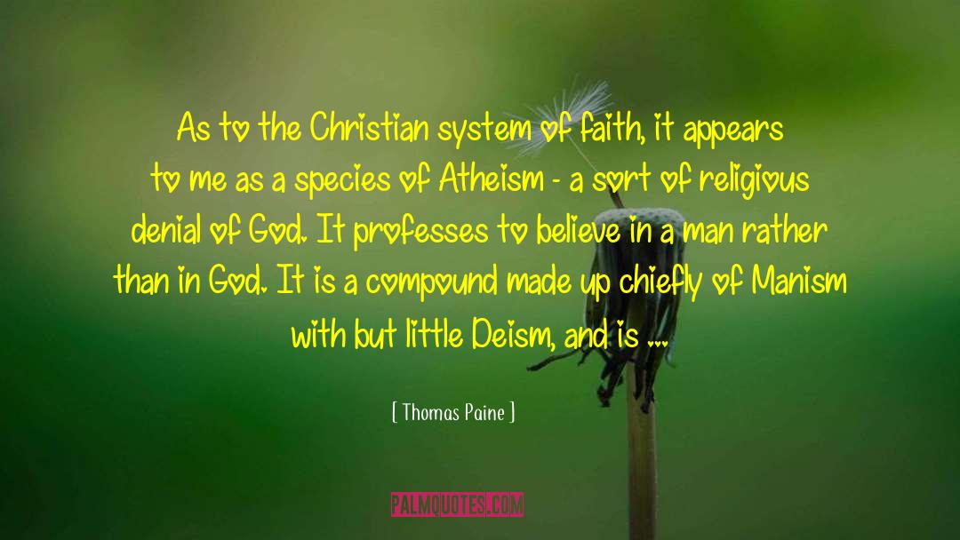 Deism quotes by Thomas Paine