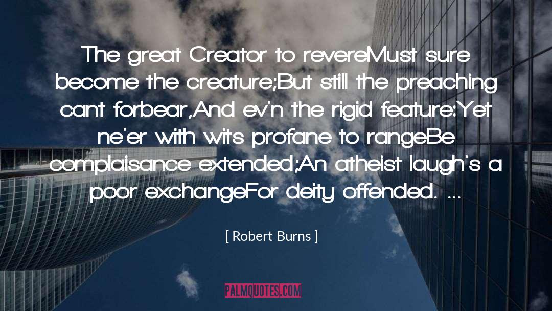 Deities quotes by Robert Burns