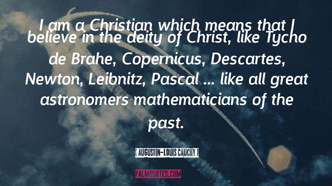 Deity quotes by Augustin-Louis Cauchy