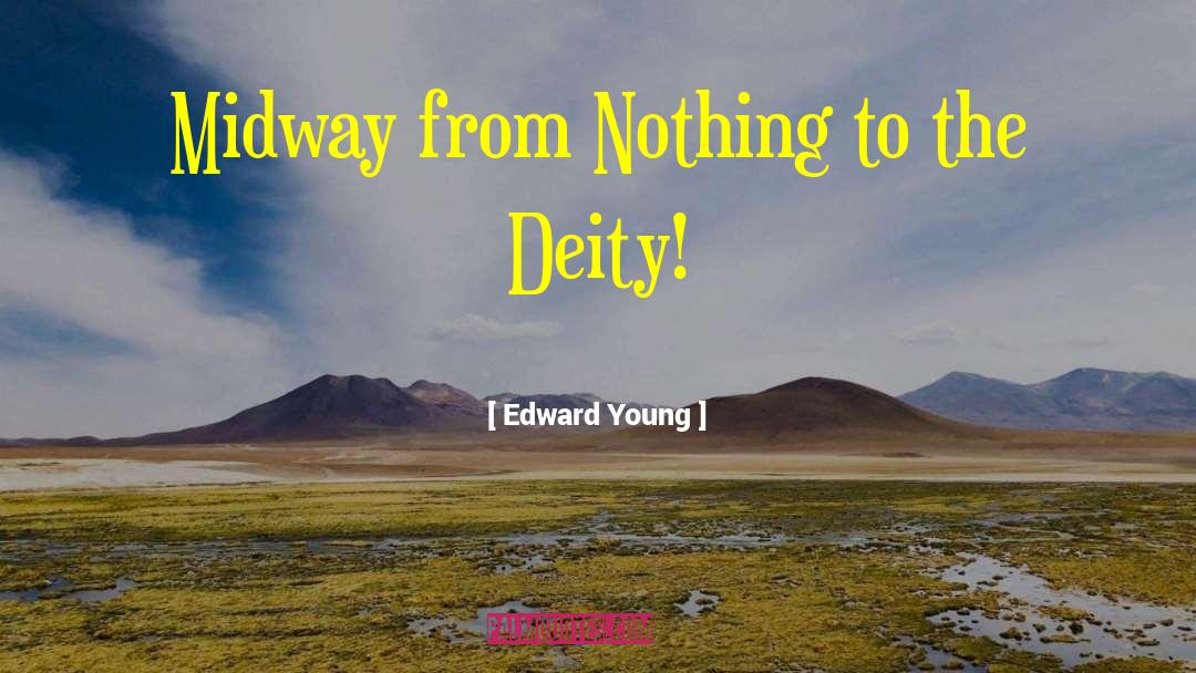 Deity quotes by Edward Young