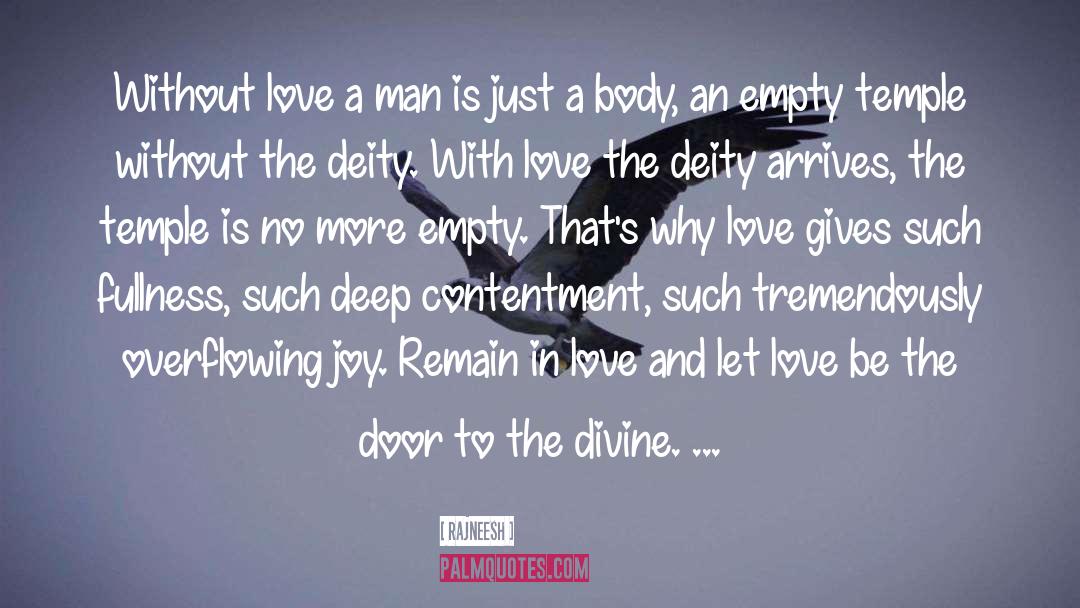 Deity quotes by Rajneesh