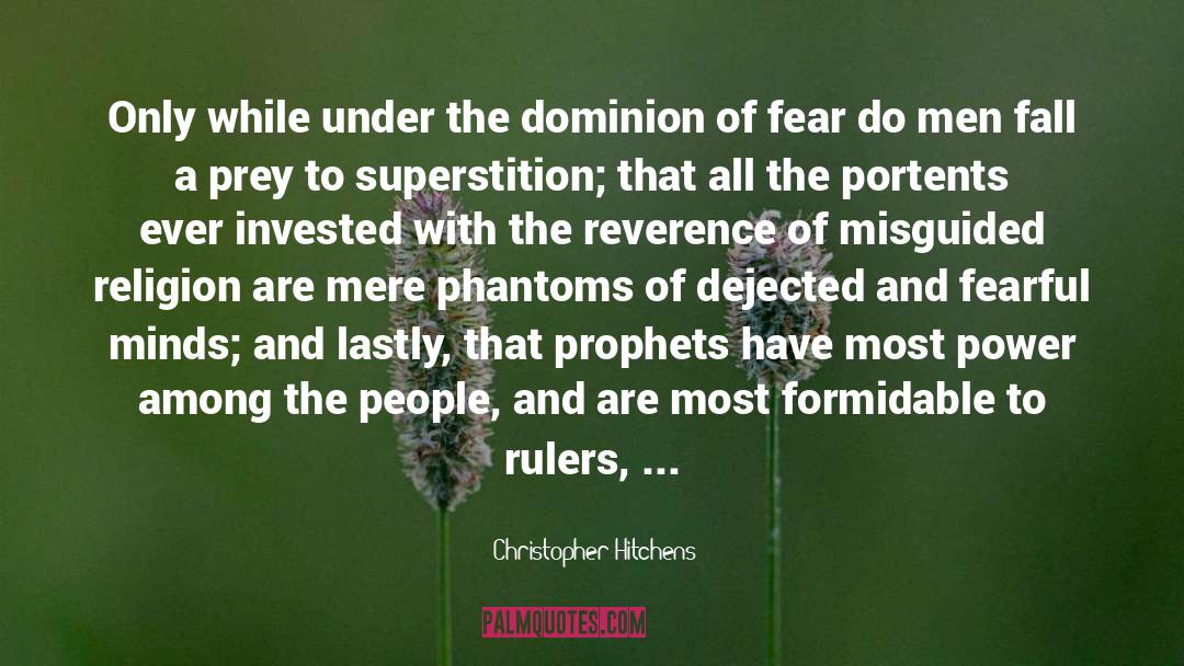 Dejected quotes by Christopher Hitchens