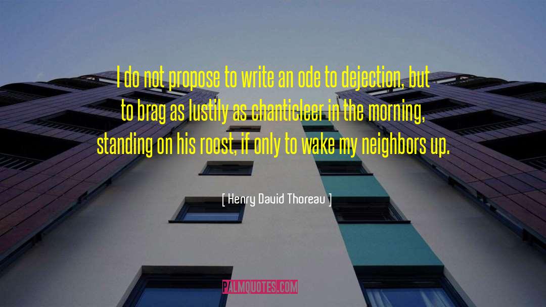 Dejection quotes by Henry David Thoreau