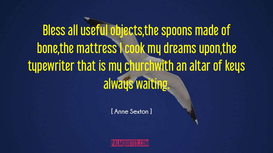 Delandis Mattress quotes by Anne Sexton