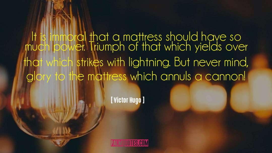 Delandis Mattress quotes by Victor Hugo