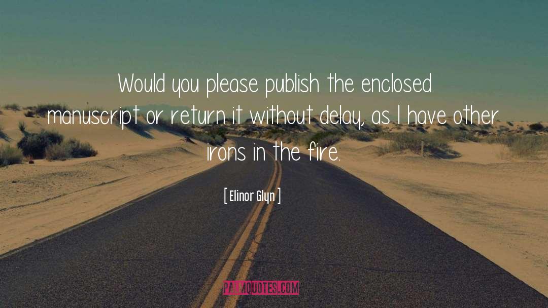 Delay quotes by Elinor Glyn