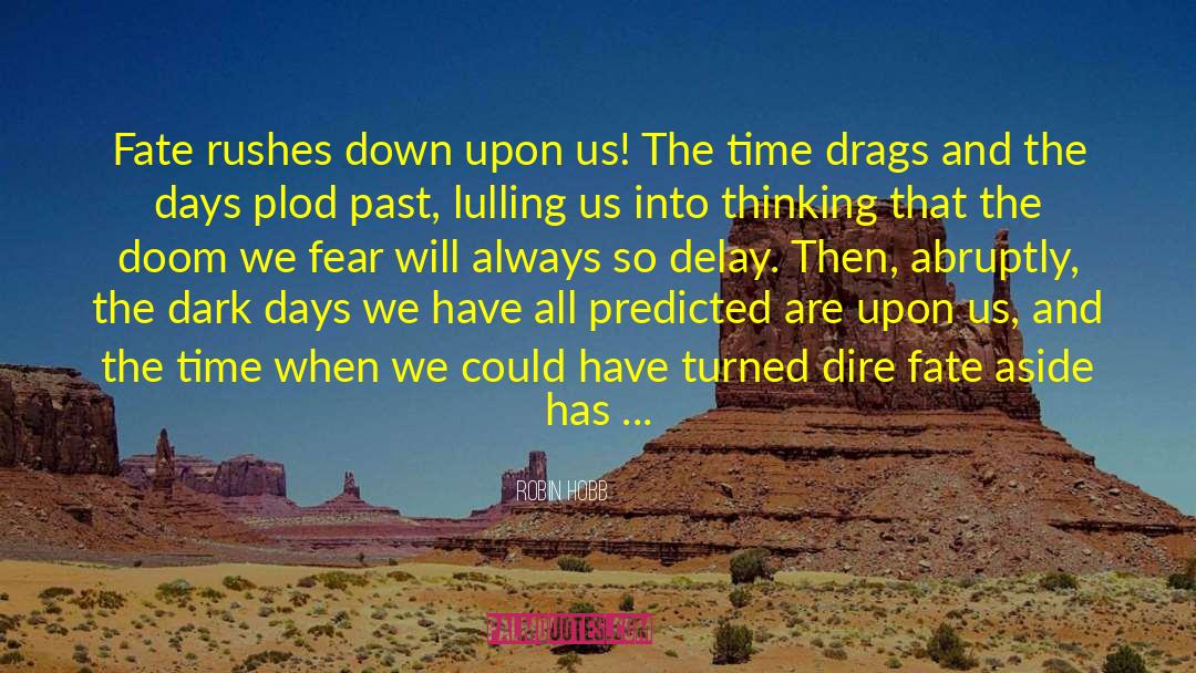 Delay quotes by Robin Hobb