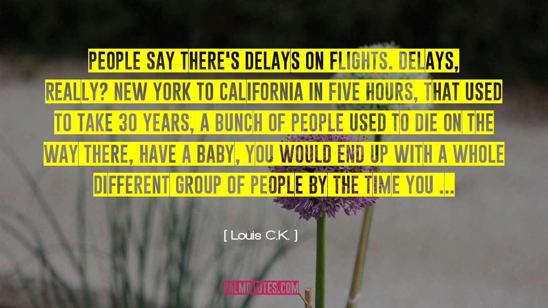 Delays quotes by Louis C.K.