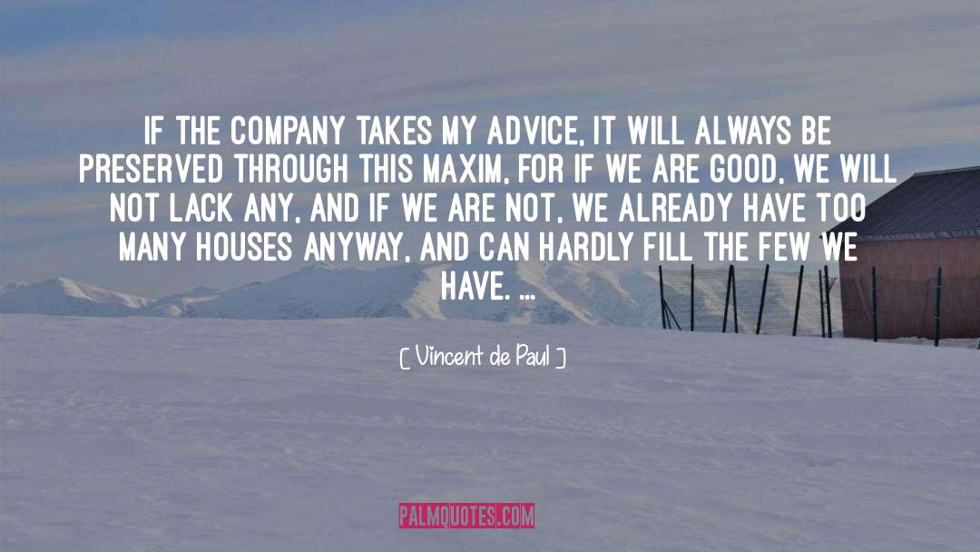 Delcan And Company quotes by Vincent De Paul