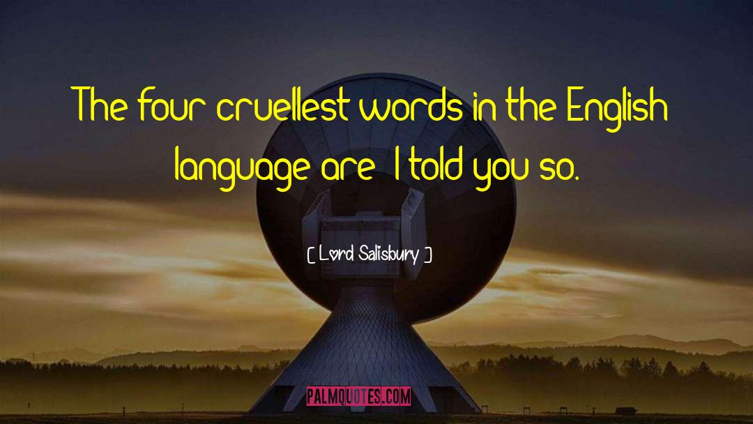 Delegar In English quotes by Lord Salisbury