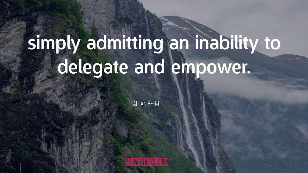 Delegate quotes by Allan Behm