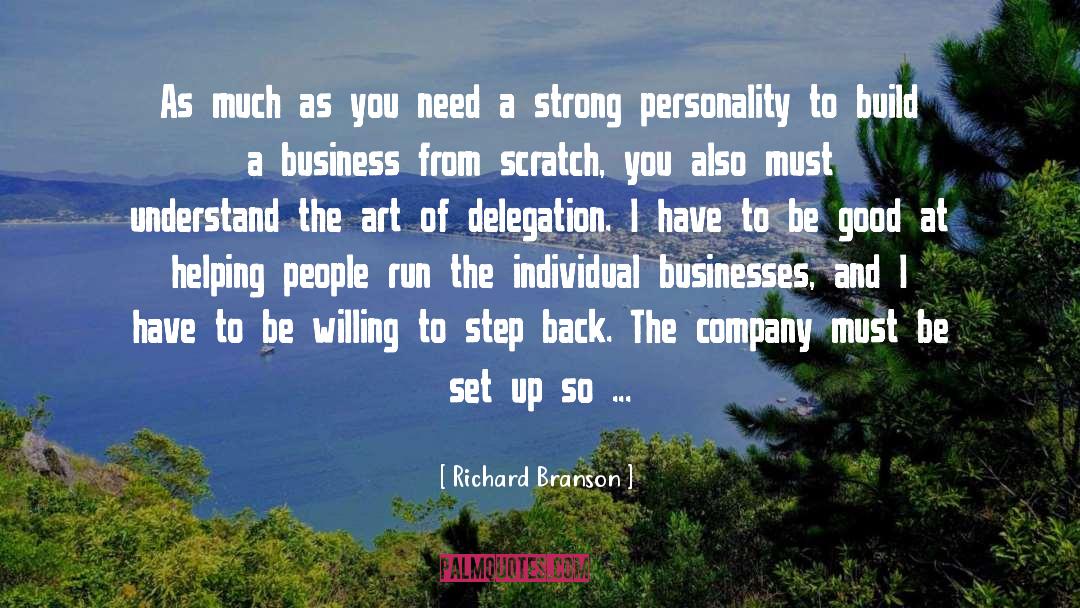 Delegation quotes by Richard Branson