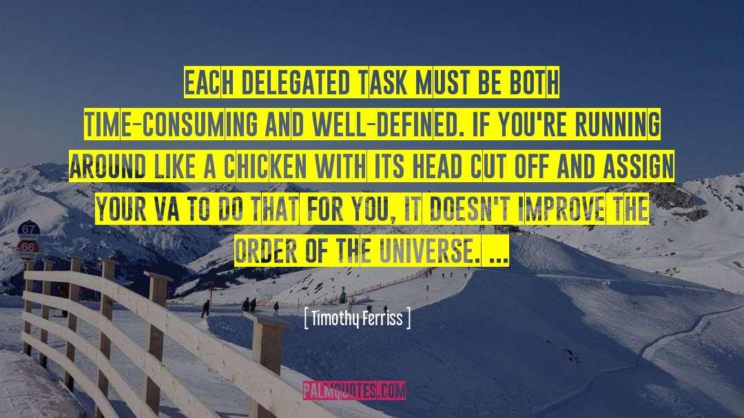 Delegation quotes by Timothy Ferriss