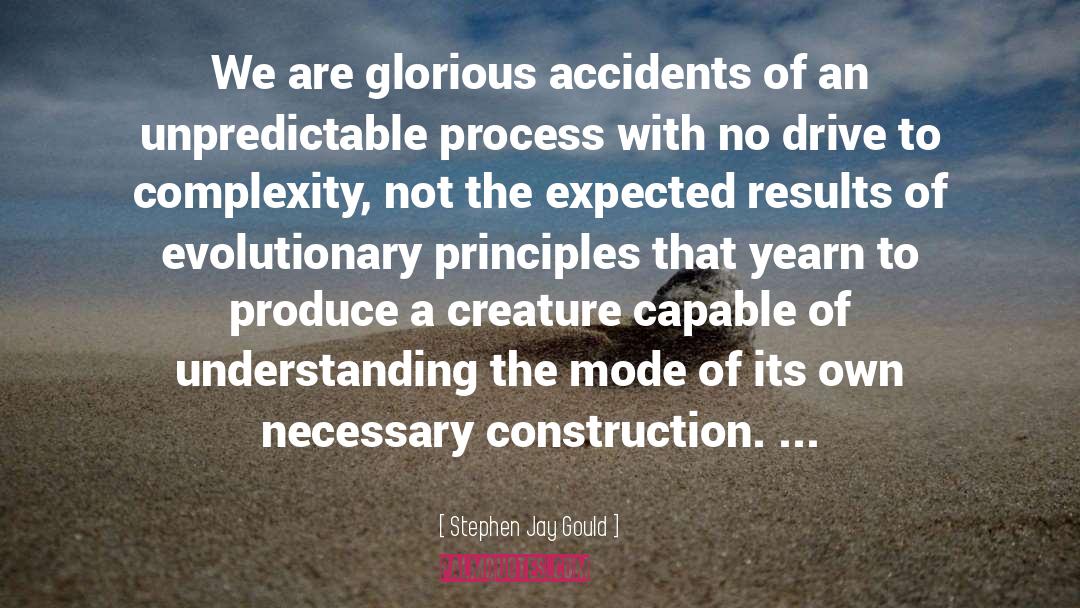 Delehoy Construction quotes by Stephen Jay Gould